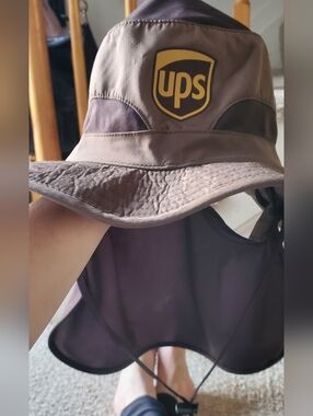UPS Boonie Bucket Hat With Neck Sun guard